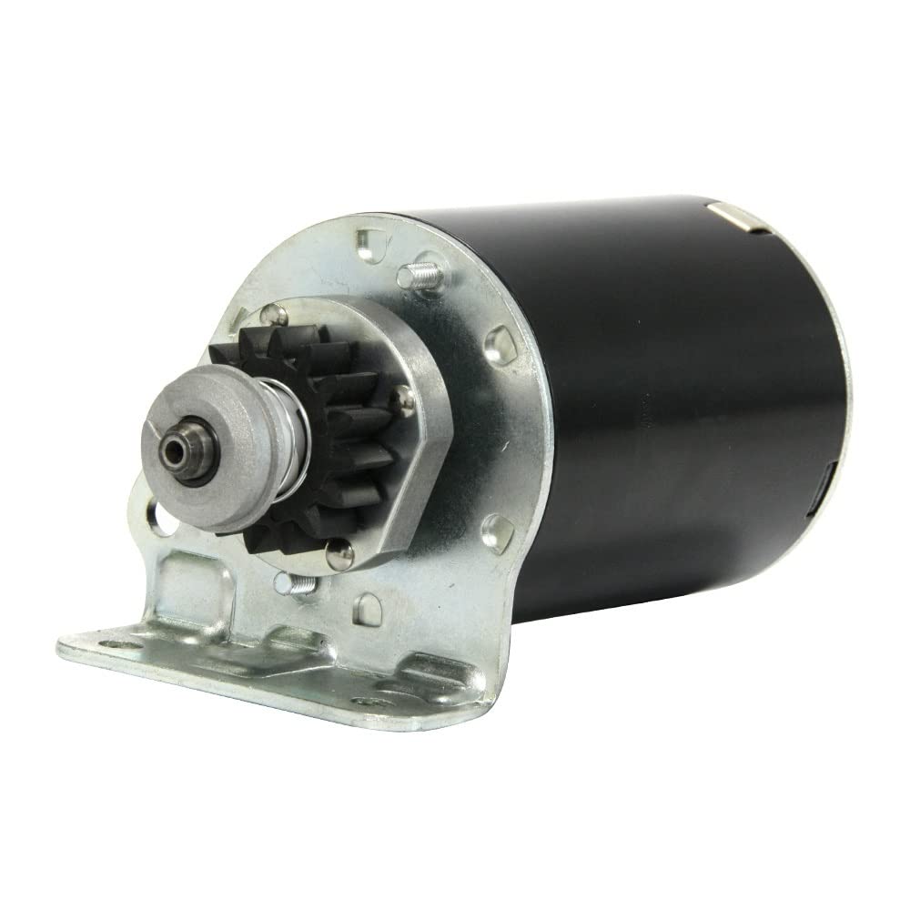 16 Teeth Briggs And Stratton Starter Motor Replacement For Briggs 390838 497594 497595 5-22 Hp 5742 /John Deere Am122337, Am37352, Am39137, Lg497595, Miu13772, Se501880 /Briggs 391423, 392749