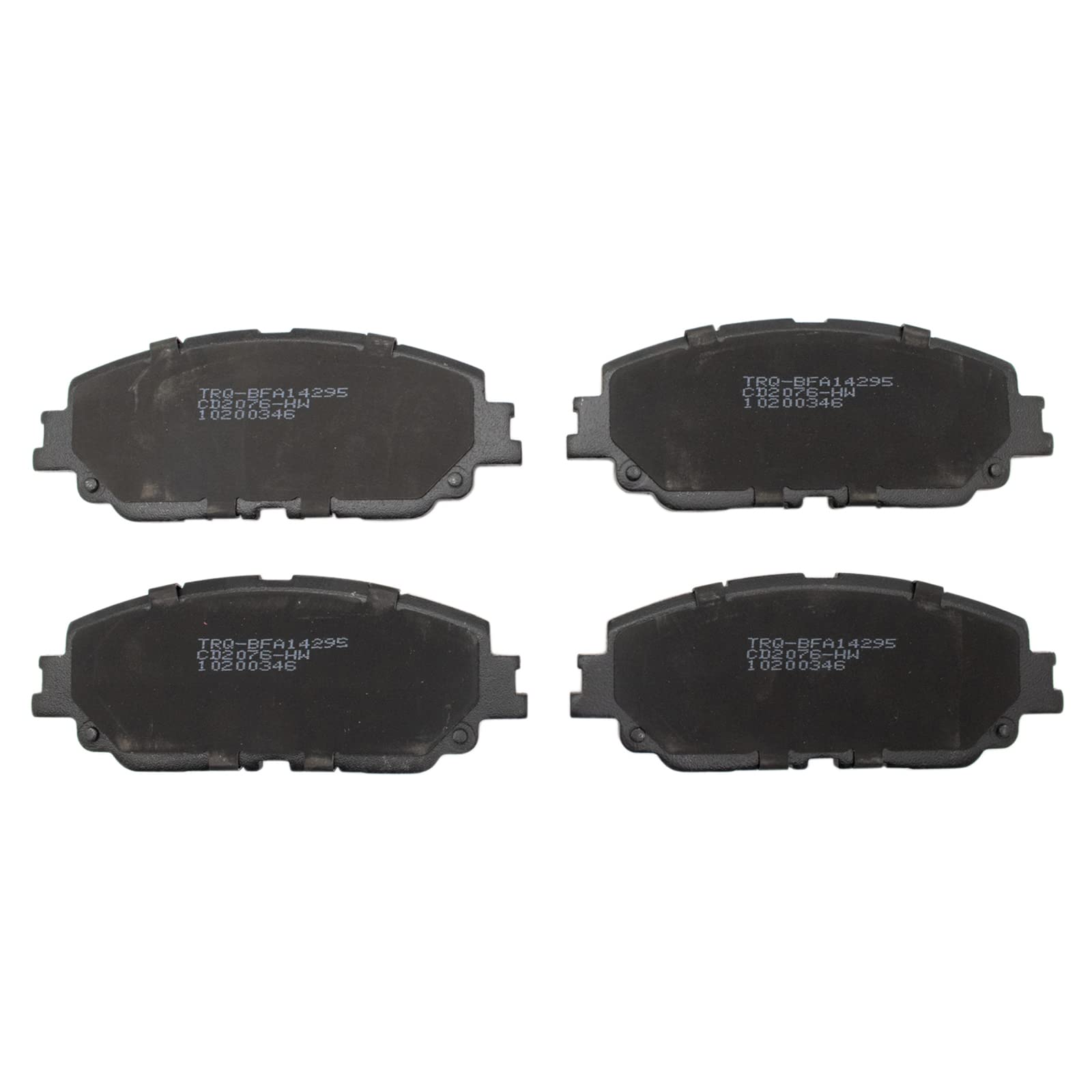 Trq Brake Pads Ceramic Compatible With 2021-2022 Lexus Es250 2019-2022 Es300H Es350 Ux200 2019-2023 Ux250H Toyota Avalon 2020-20