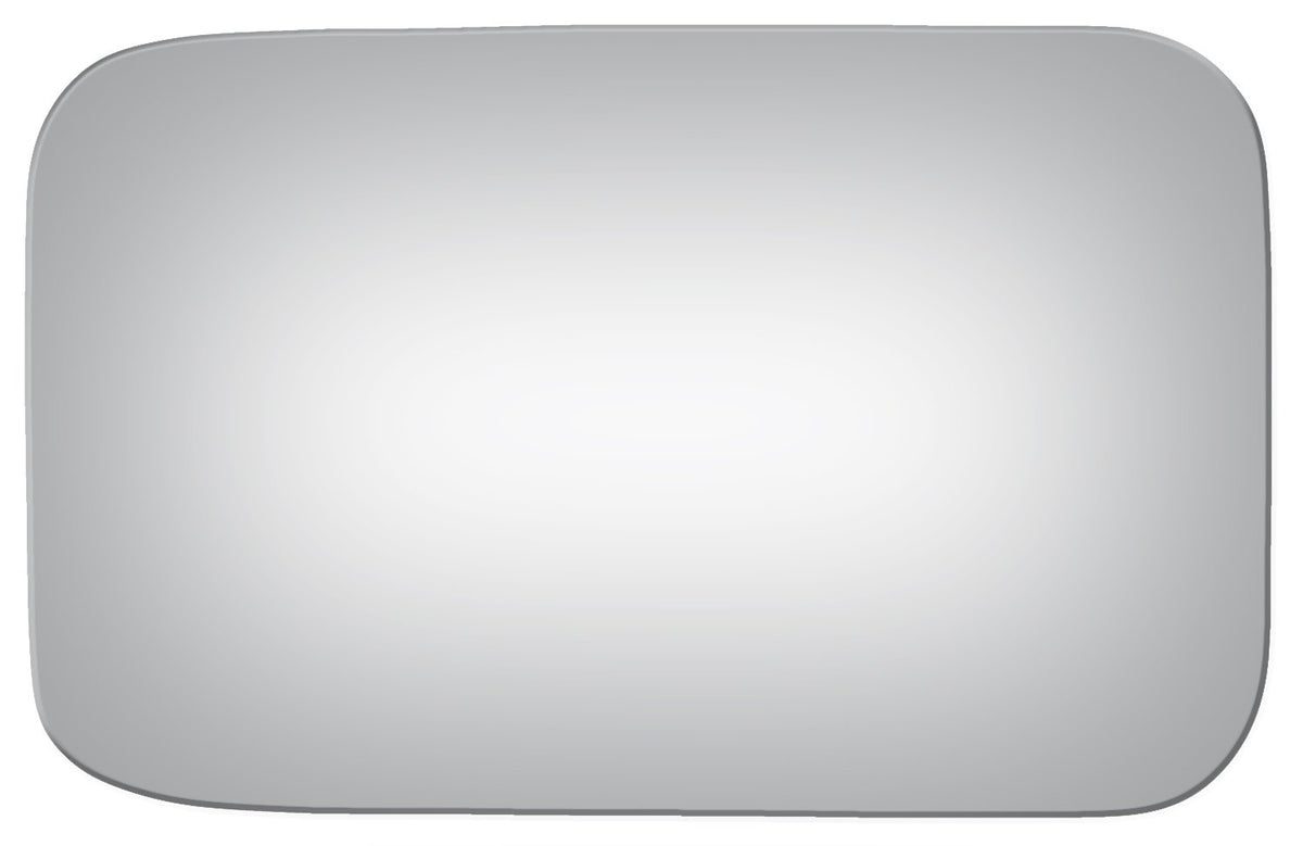 Burco 2224 Flat Driver or Passenger Side Manual Replacement Mirror Glass (Mount Not Included) for Ford Bronco E-150 E-250 E-350 Super Duty Econoline F-150 F-250 F-350 - CHECK FITMENT IN DESCRIPTION