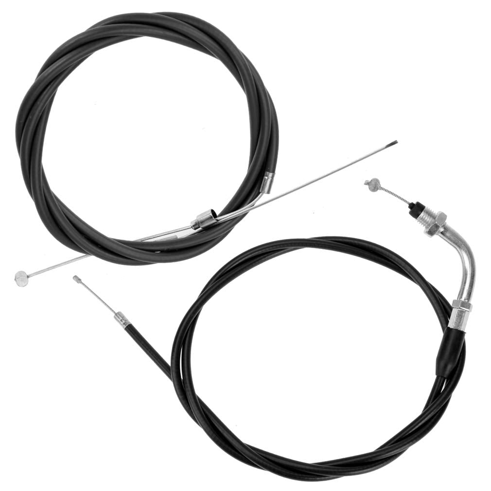 Hiaors 59 Inch Clutch Cable Line And 47 Inch Gas Throttle Cable For 2 Stroke 49Cc 50Cc 60Cc 80Cc Motorized Bicycle Push Bike Par