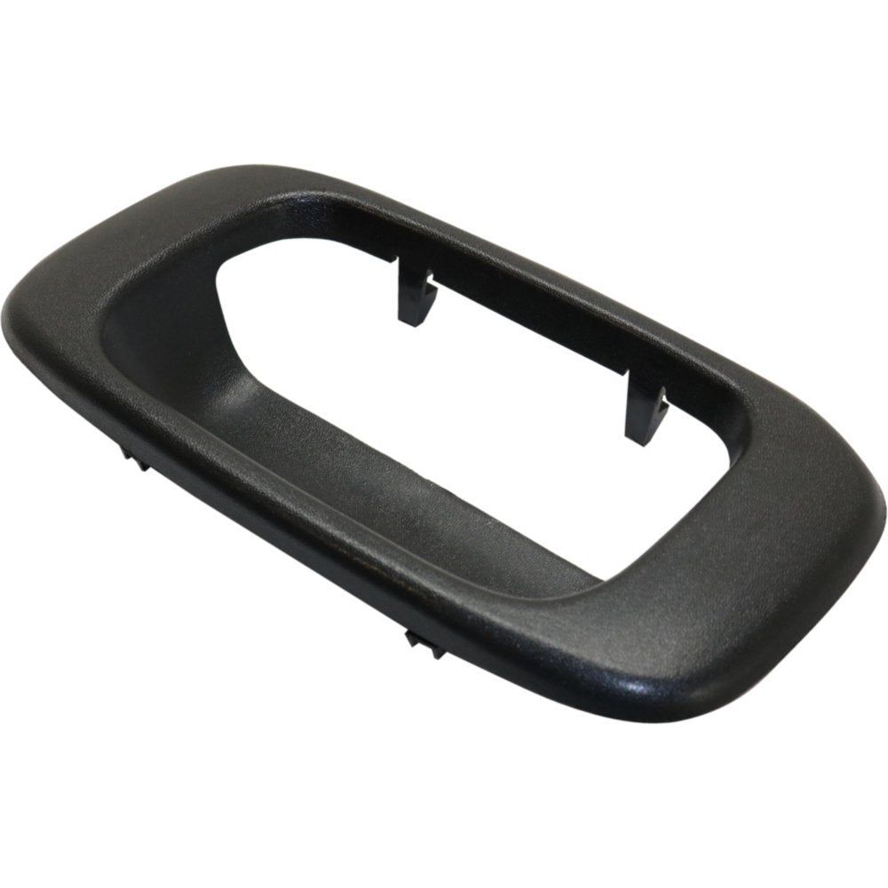 Evan Fischer Tailgate Handle Bezel Compatible with 1999-2006 Chevrolet Silverado 1500, Fits 1999-2004 Silverado 2500, Fits 1999-2006 GMC Sierra 1500 Textured Black Plastic Exterior GM1916102