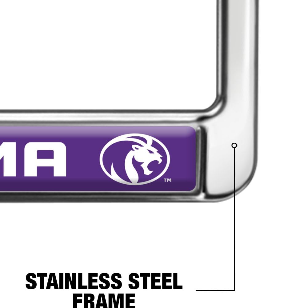 University of North Alabama Alumni Full Size Standard License Plate Metal Frame