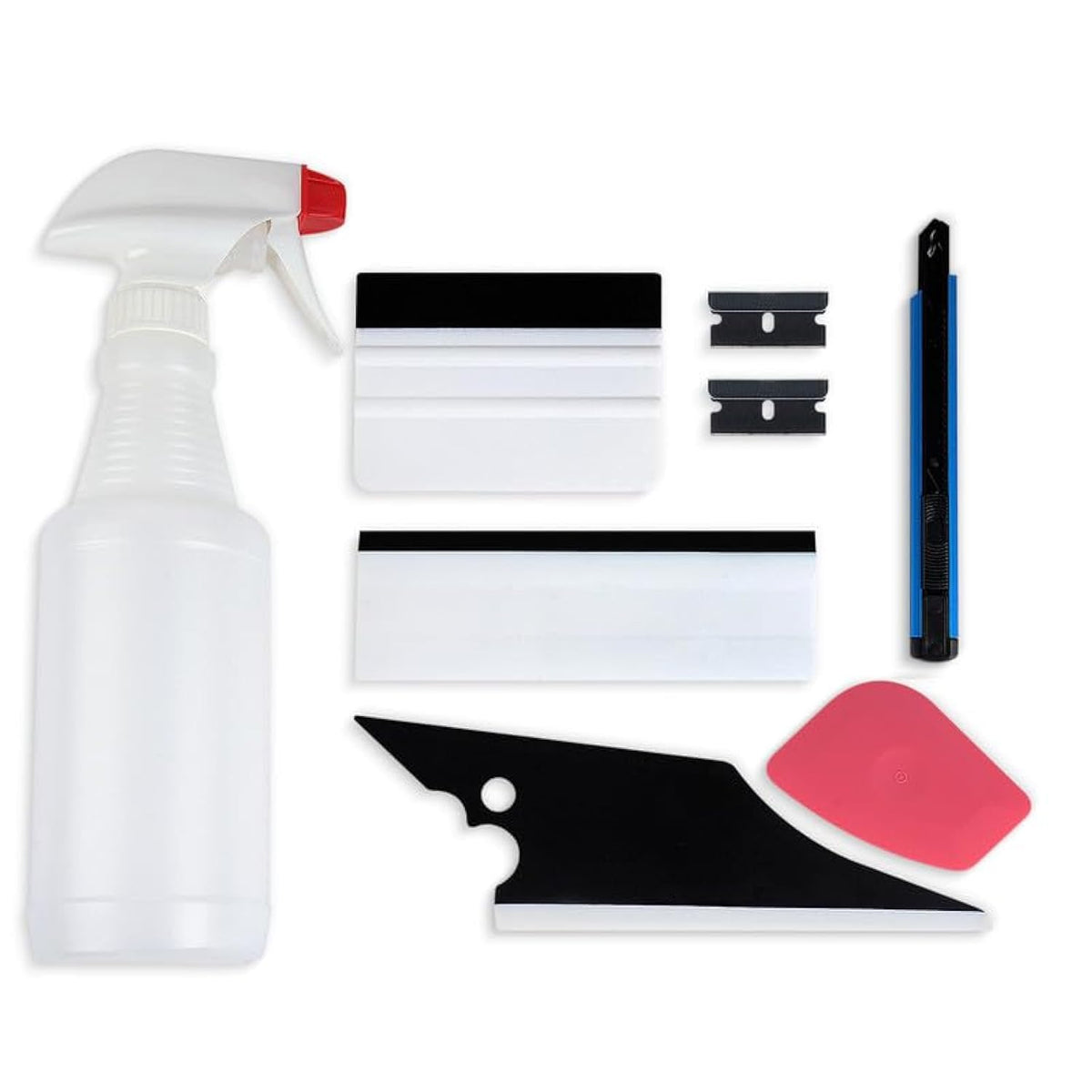 True Line Automotive Window Tint Kit for Cars - 8-Piece Vinyl Wrap Kit - Vinyl Wrap Tool Kit with Window Tint Squeegee, Window T