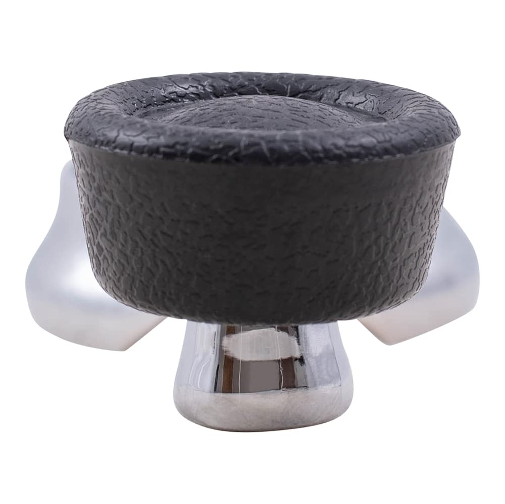 Brock Replacement Pair Set Manual Window Crank Handles Chrome With Black Knobs Compatible With Suv Pickup Truck 35025098 5Ab84Lx9