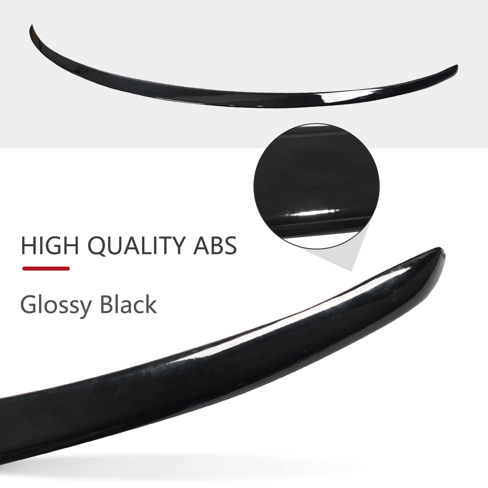 Ractop Compatible With Tesla Model Y Rear Spoiler Wing Replacement For Model Y 2020 2021 2022 2023 2024 Rear Trunk Lip Tail Lid