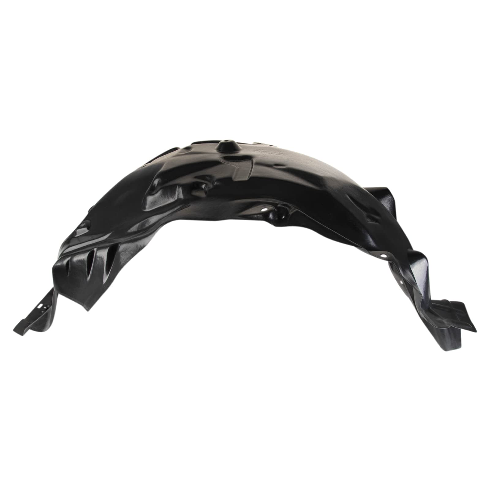 TRQ Front Right Inner Fender Liner Black Passenger Side Compatible with 2005-2009 Land Rover LR3 2010-2016 LR4 RO1249100