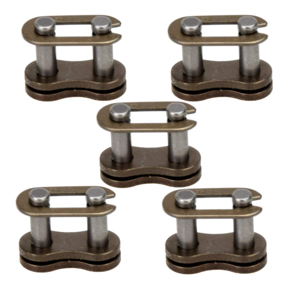 Hiaors 25H Chain Spare Master Link For 2 Stroke 33Cc 43Cc 47Cc 49Cc Gas E Scooter Mini Moto Kids Atv Quad 4 Wheeler Dirt Pocket Bike 5Pcs