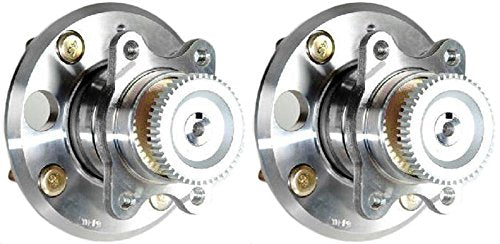 Trq Rear Wheel Hub Bearings Assembly Set Compatible With 1999-2005 Hyundai Sonata 2001-2006 Kia Optima