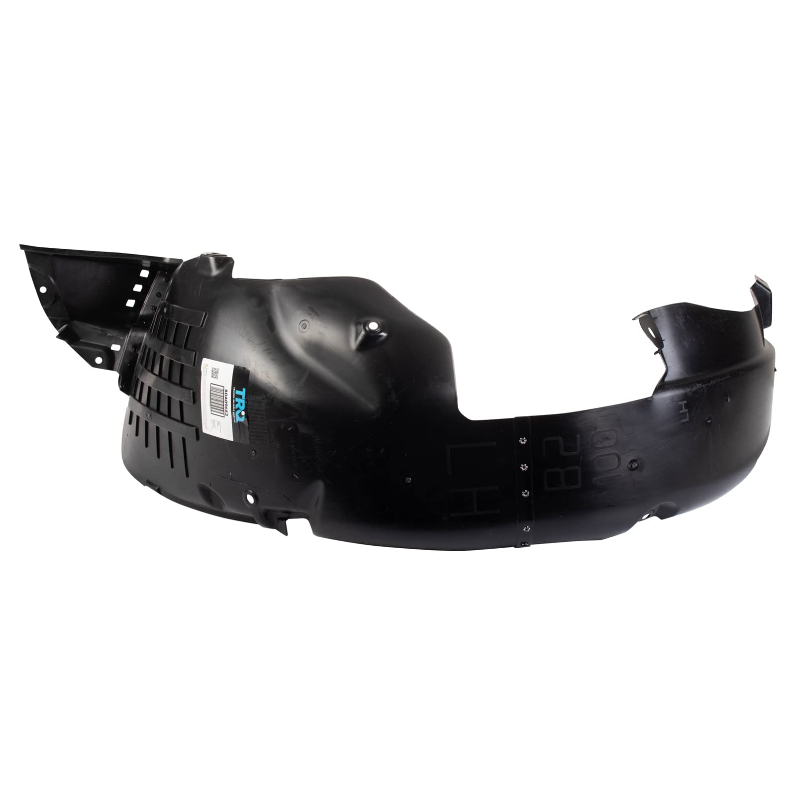Trq Inner Fender Liner Set Compatible With 2017-2019 Kia Soul Ki1248150 Ki1249150