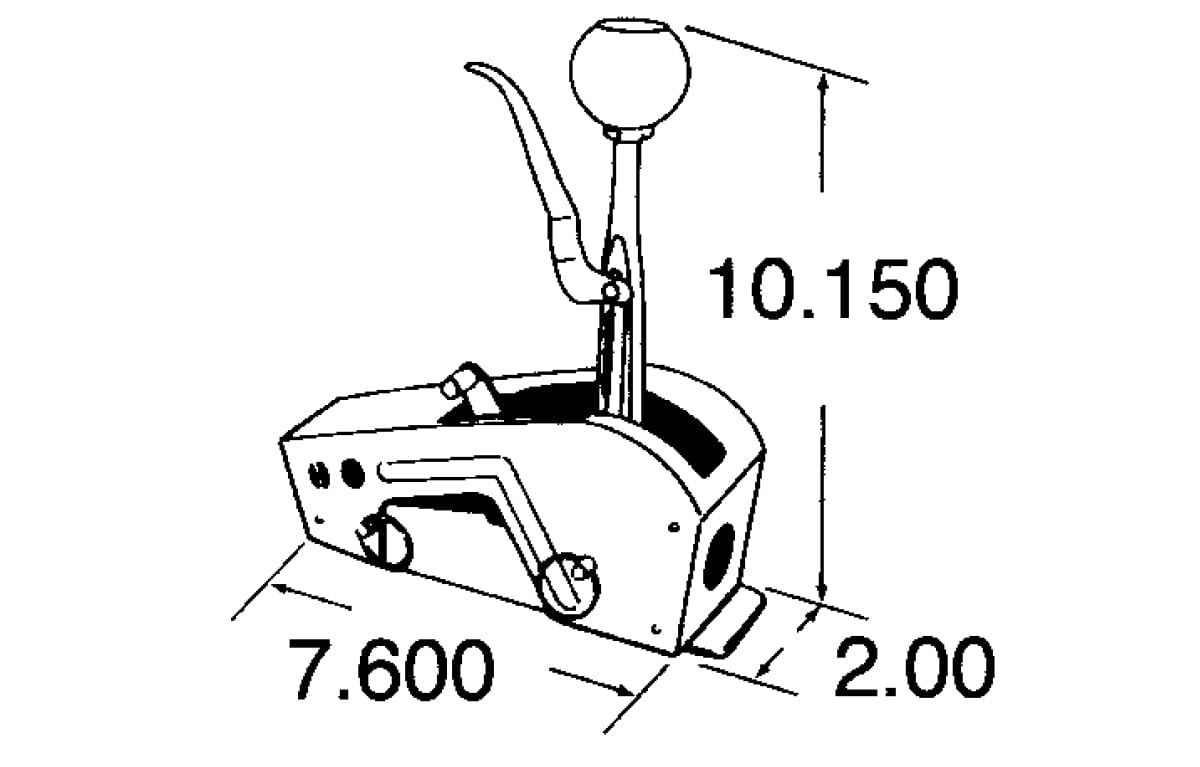Hurst 3160001 Quarter Stick Shifter for Powerglide Transmission