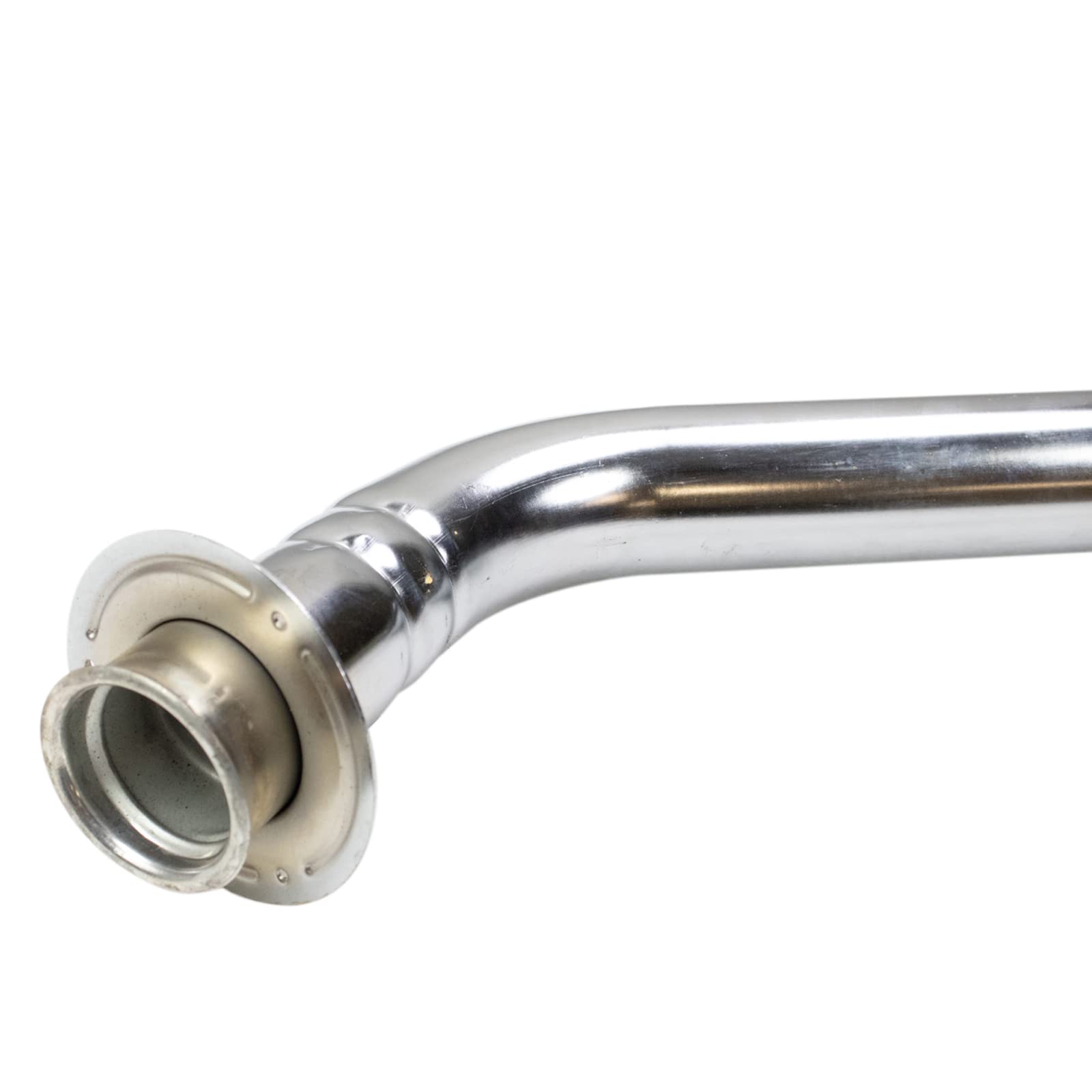 Trq Rear Tank Mounted Fuel Tank Filler Neck Silver Compatible With 1987-1996 Ford F-150 1987-1997 F-250 F-350