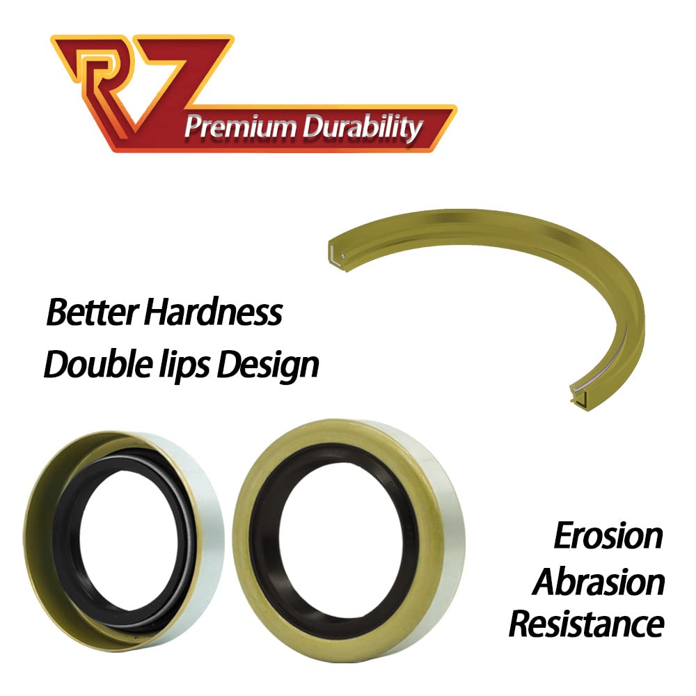 Rv Murts 4 Double Lip Grease Seals Id 1.719'' X Od 2.565'' For 3500Lb #84 Trailer Axle Replacement, 171255Tb, 010-019-00 Dexter,