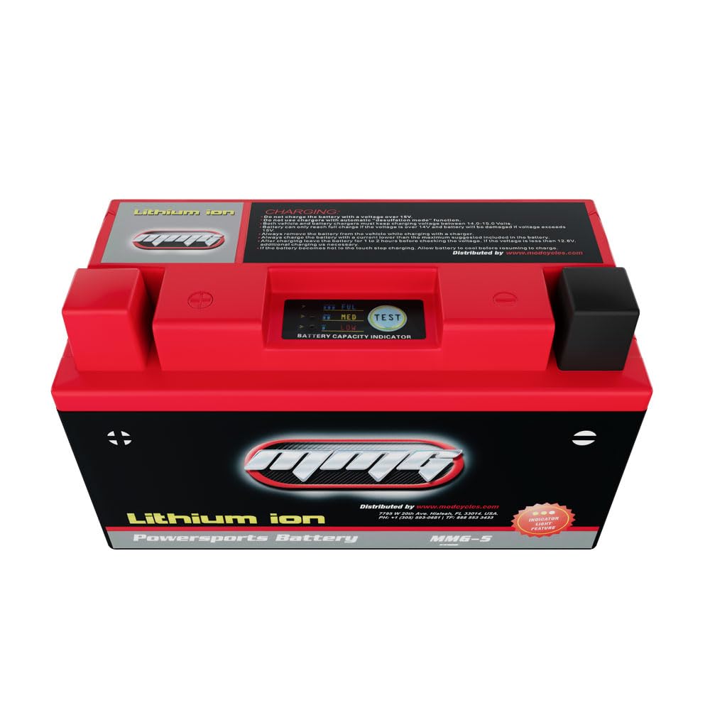 Mmg Lithium Ion Sealed Battery 12V 280 Cca Motorcycle Scooter Atv For Ytz10S Ytz12S Ytz14S Yt12B Bs (Mmg5)