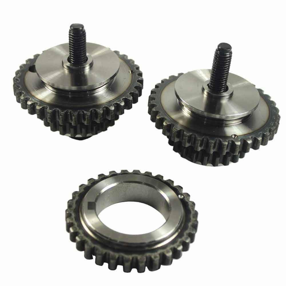 Engine Timing Chain Kit Guide Tensioner Sprocket Cadillac CTS SRX STS GMC Acadia Chevy Equinox Malibu Traverse Buick Allure Encl