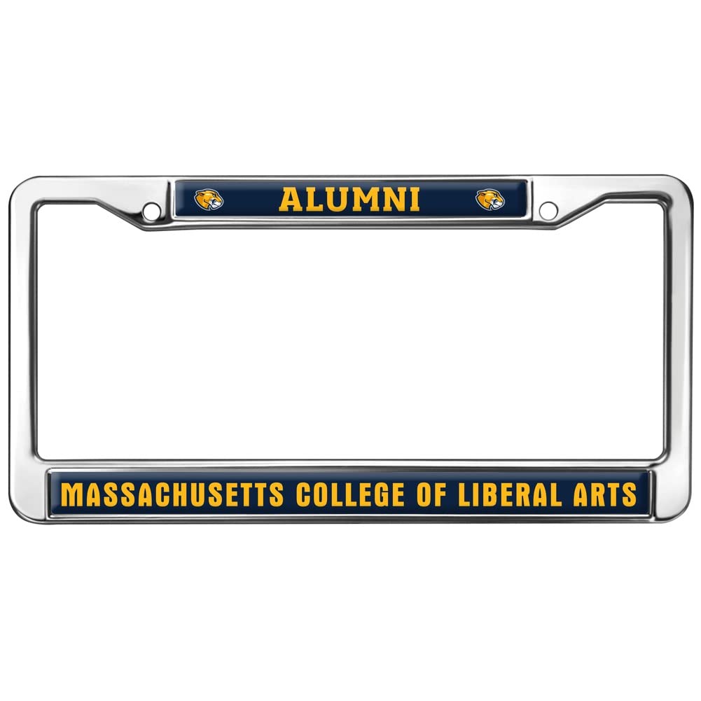 MCLA Alumni Logo Full Size Standard License Plate Metal Frame