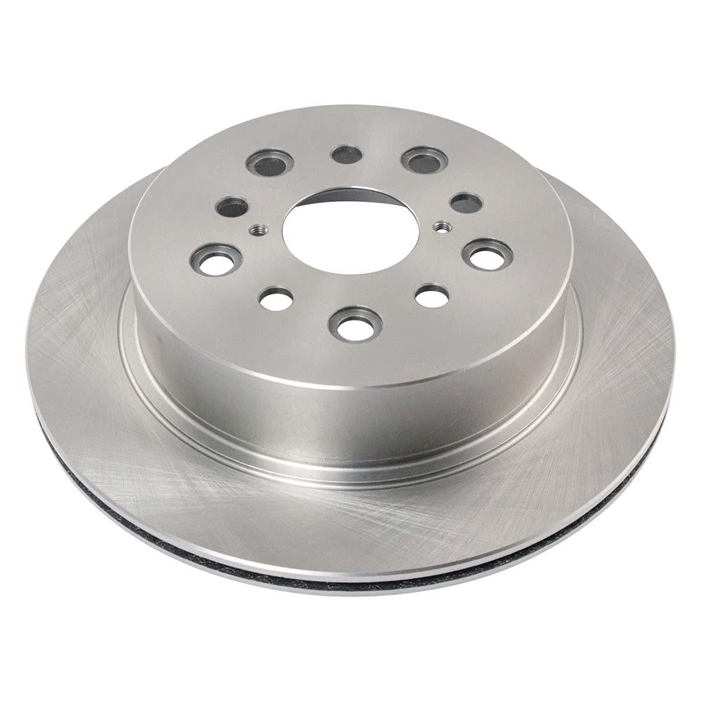 Trq Rear Brake Rotors Set Vented Compatible With 2001-2006 Lexus Ls430