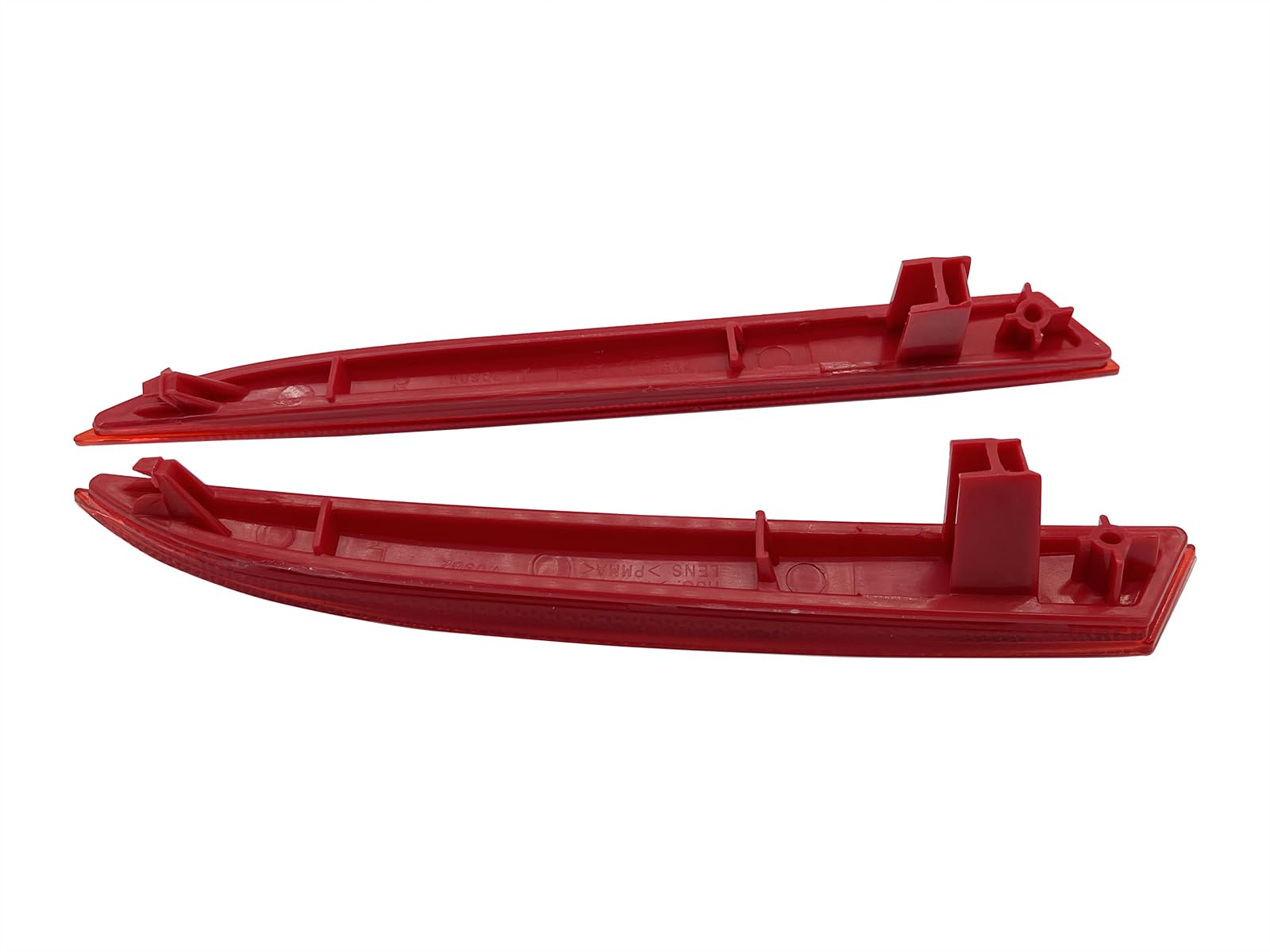 For 2013-2015 Honda Accord Sedan Rear Mounted Bumper Reflector Left & Right Pair Set Red Marker Lights Lens Trim 33505T2AA01 335