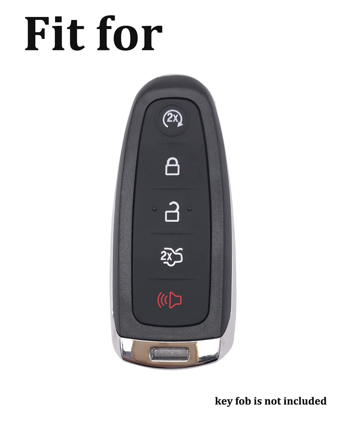 Arruweer Key Fob Cover Fit For Ford C-Max Edge Escape Expedition Explorer Flex Focus Taurus Lincoln Mks Mkt Mkx Navigator Keyles