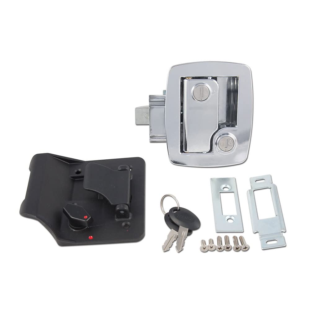 Ap Products 013-535 Bauer Rv Entry Door Lock, Chrome