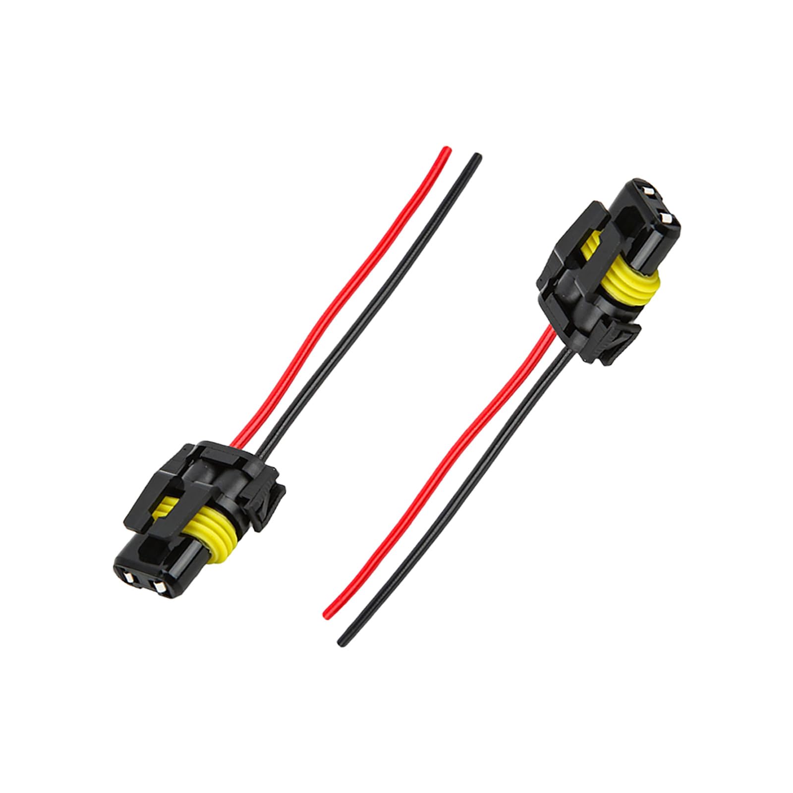 Suvnie 2 Pcs 9005 9006 9012 Hb3 Hb4 Female Adapter Wiring Harness Sockets Wire, Car Lampholder Wire For Headlights And Fog Light