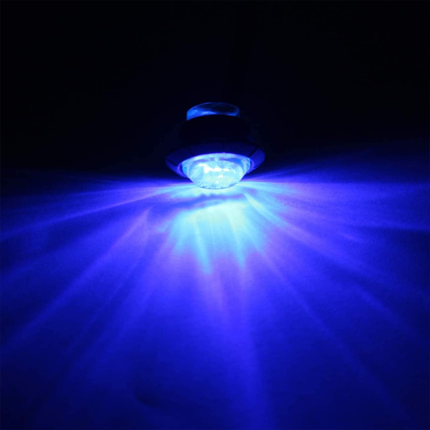 Fxc 10X 3/4 '' Round Led Clearence Light Front Rear Side Marker Indicators Light For Truck Car Bus Trailer Van Caravan Boat, Tai