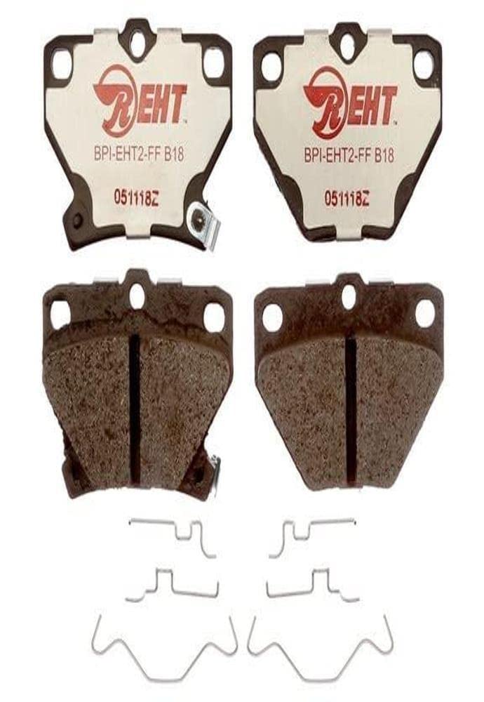Raybestos Premium Raybestos Element3 Eht Replacement Rear Brake Pad Set For Select Toyota Celica/Corolla/Matrix And Pontiac Vibe
