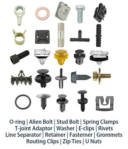 Autobahn88 Retainer Clip For Door Weatherstrip, Compatible With Ford (Oem: E7Gz-6120586-B) (Pack Of 20)