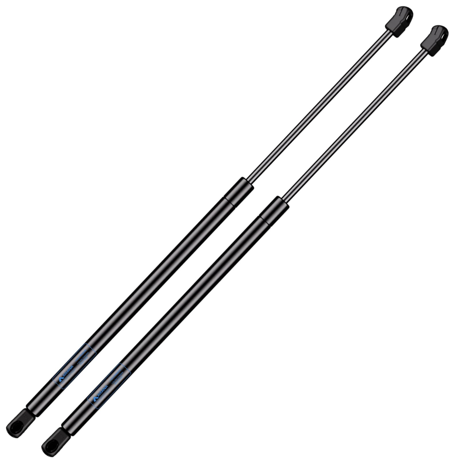 C16-20877 23 Inch Gas Struts Lift Support Shocks Spring 23'' 37Lb/165N C1620877 Replacement Props For Leer Cap Camper Shell Truc