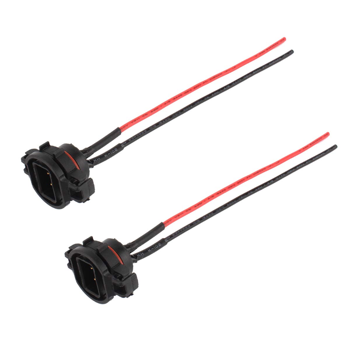 Tomall 5202 2504 Ps24W H16 Male Connector Pigtail Wiring Harnesses For Light Bulb Drl Replacement Socket