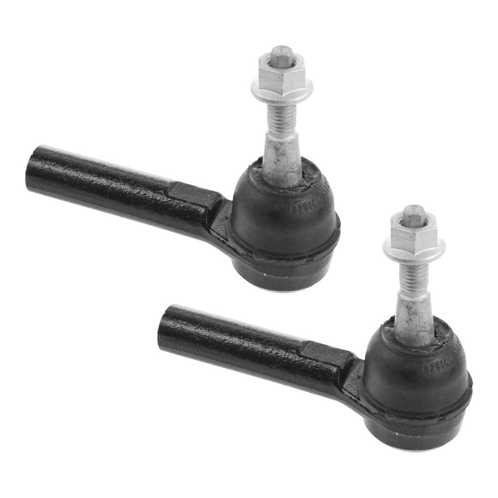 TRQ Front Outer Tie Rod Set Compatible with 2017-2020 Buick Envision 2010-2016 Cadillac SRX 2010-2022 Chevrolet Equinox GMC Terr