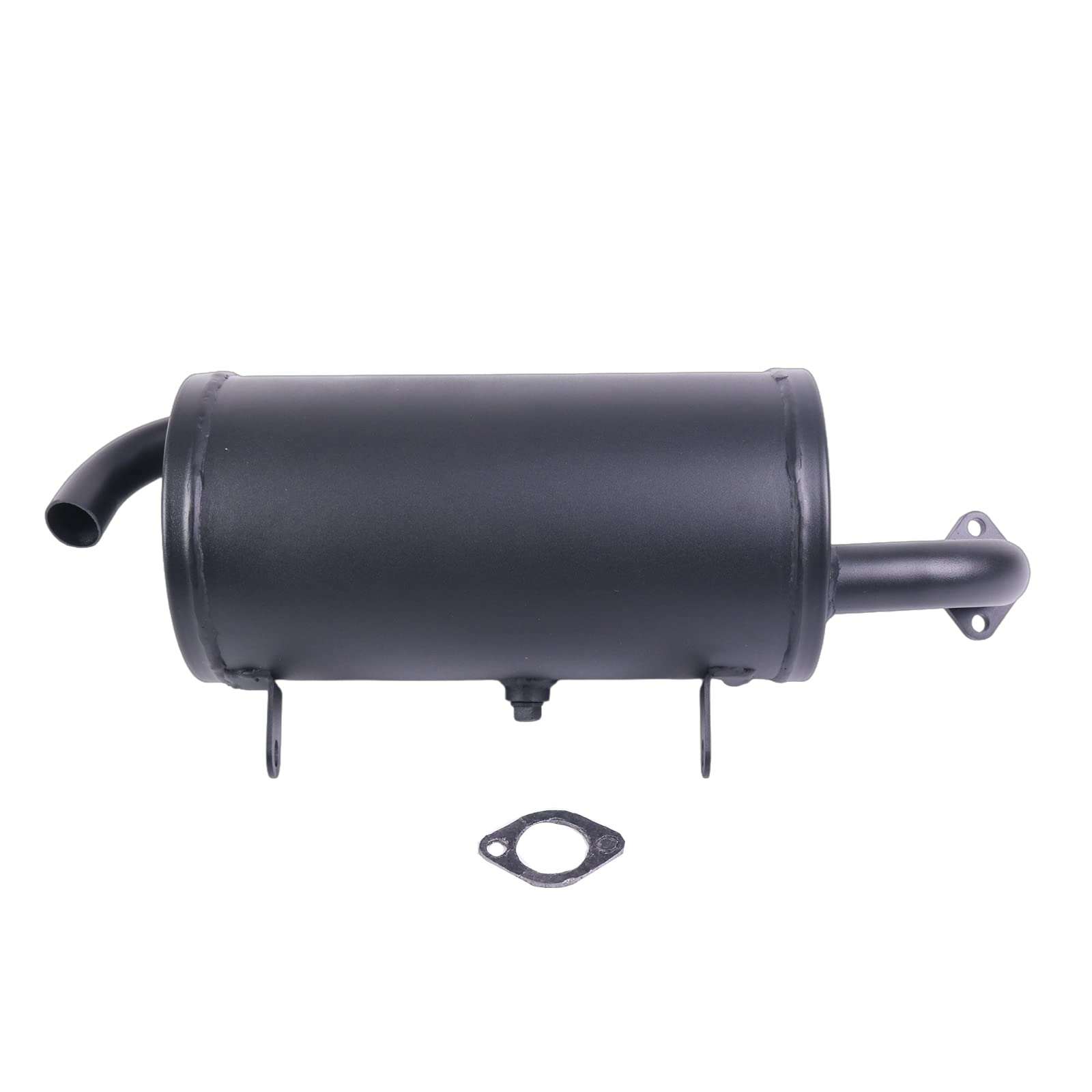Ztuoauma Exhaust Muffler 18091-0235 18091-0487 With Gasket 11061-0132 Compatible With 2004-2020 Kawasaki Mule 600 2X4 610 4X4 Sx Kaf400 Utvs