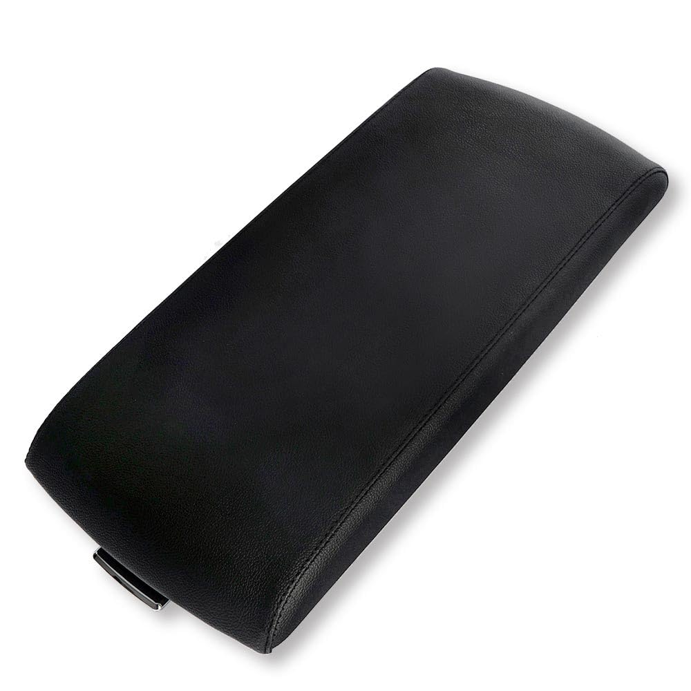 Pit66 Center Console Lid, Compatible With 2013-2017 Ford Flex, Armrest Cover, Black Ea8Z7406024Ab Da8Z7406024Ac