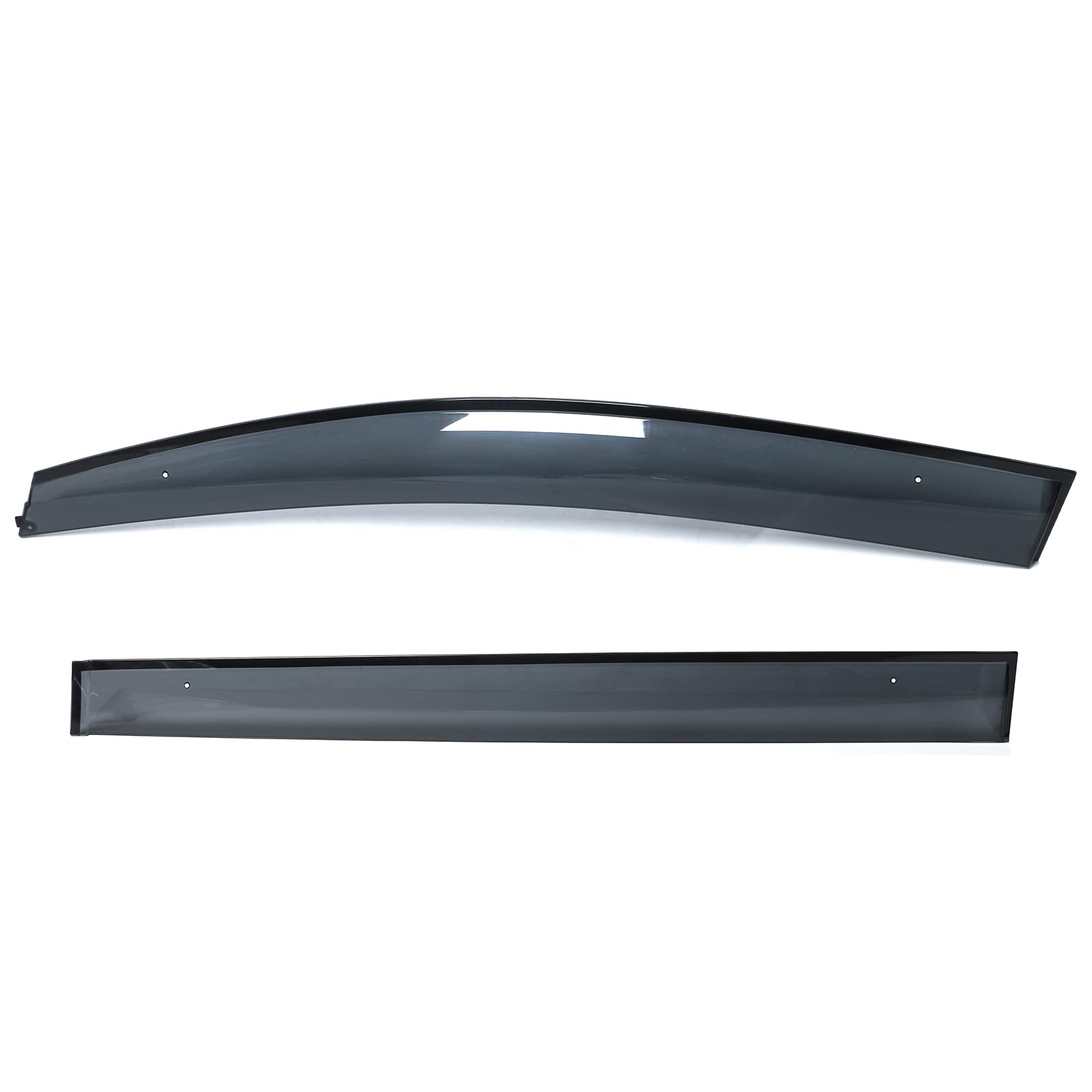 IKON MOTORSPORTS Window Visor, Compatible with 2011-2020 Toyota Sienna, Injection Polycarbonate Window Visor Rain Guard Shade, 2
