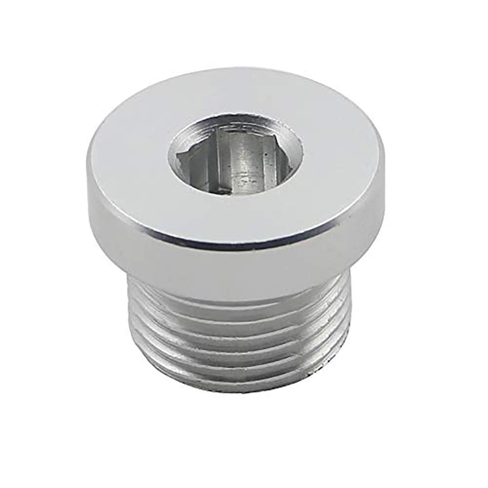 Motoparty Magnetic Engine Oil Drain Plug For Porsche 911 986 996 997 Boxster Cayman,Billet Aluminum 18X1.5Mm,Silver