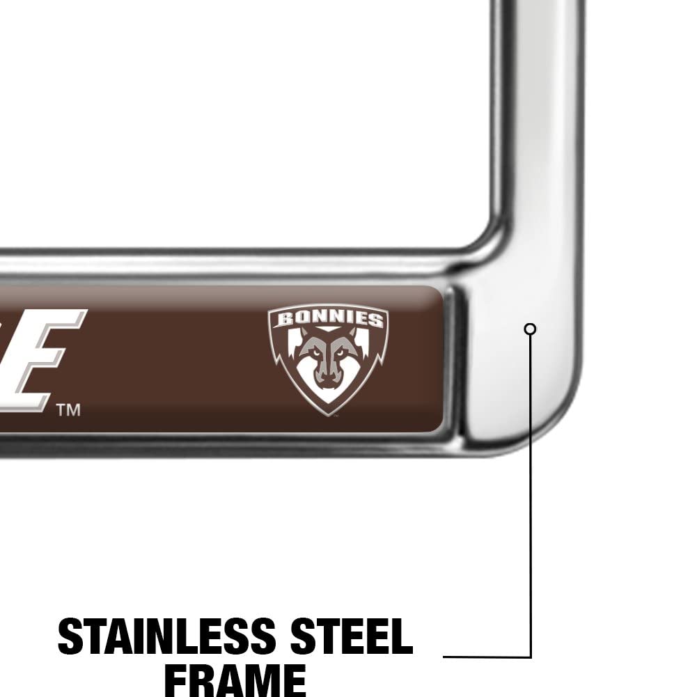 GRAPHICS & MORE St. Bonaventure Alumni Metal License Plate Frame - Full Size Standard, One Size, Durable Design