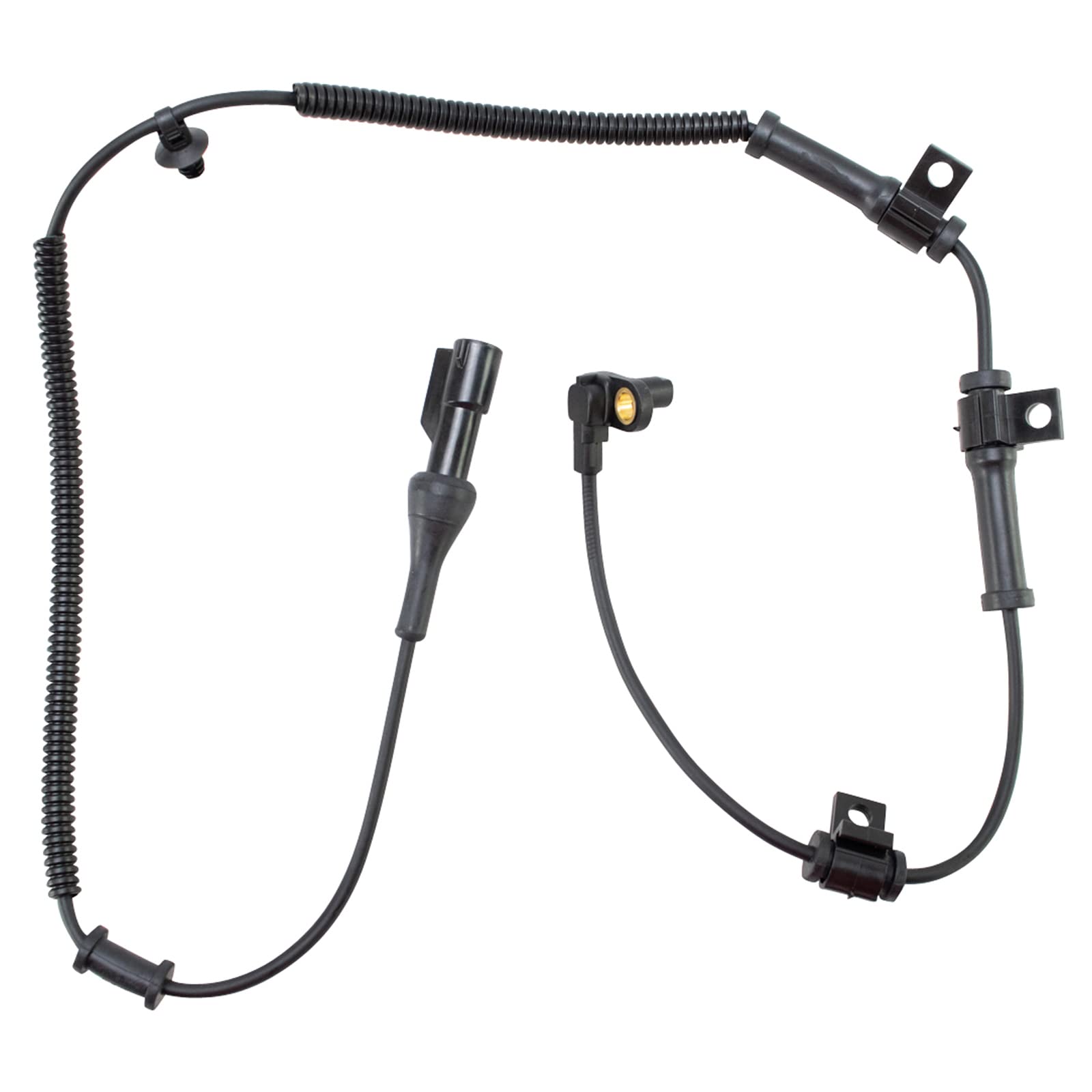 TRQ Front ABS Wheel Speed Sensor Compatible with 2005-2010 Ford F-250 Super Duty F-350 Super Duty