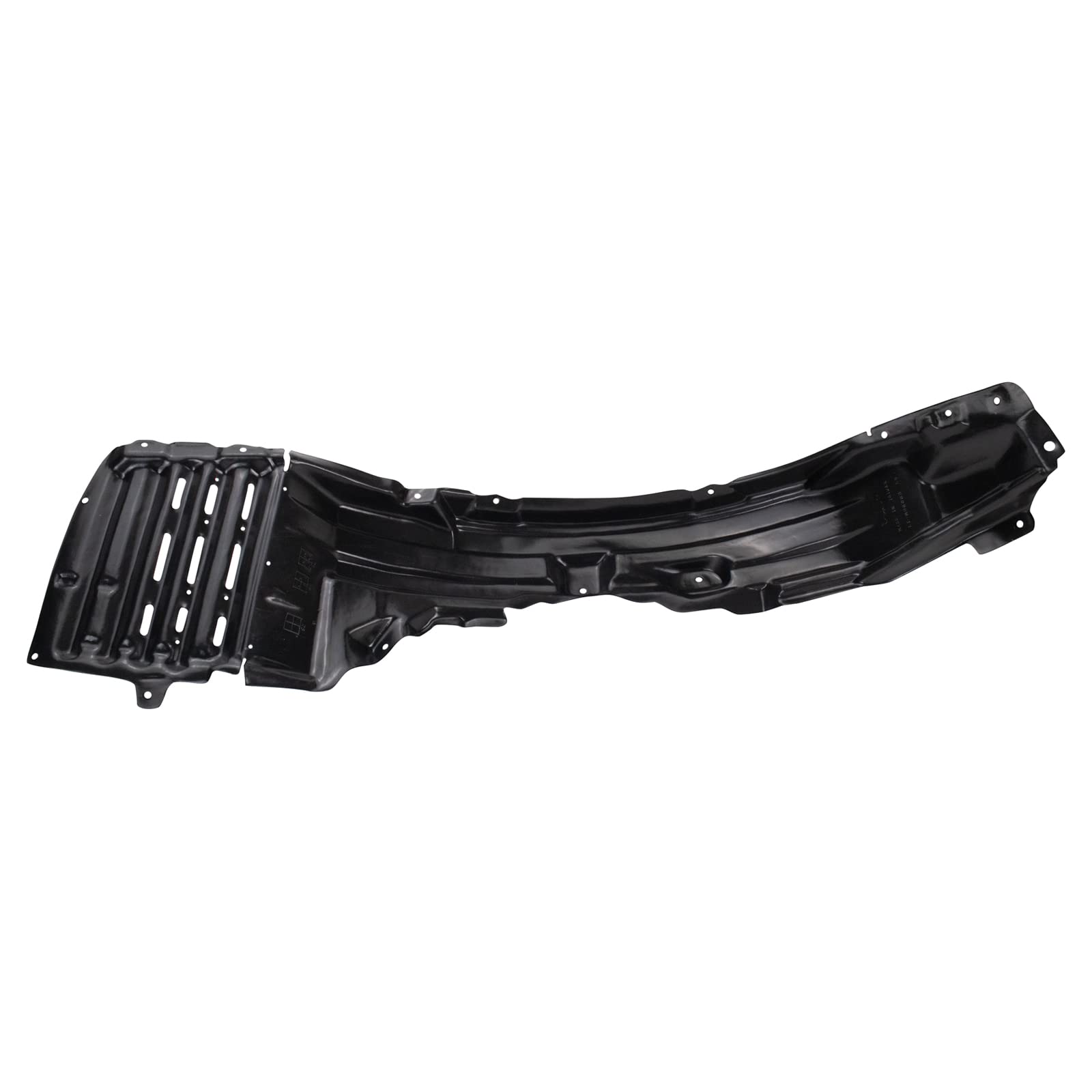 Trq Inner Fender Liner Set Compatible With 2008-2009 Mitsubishi Lancer Mi1248121 Mi1249121