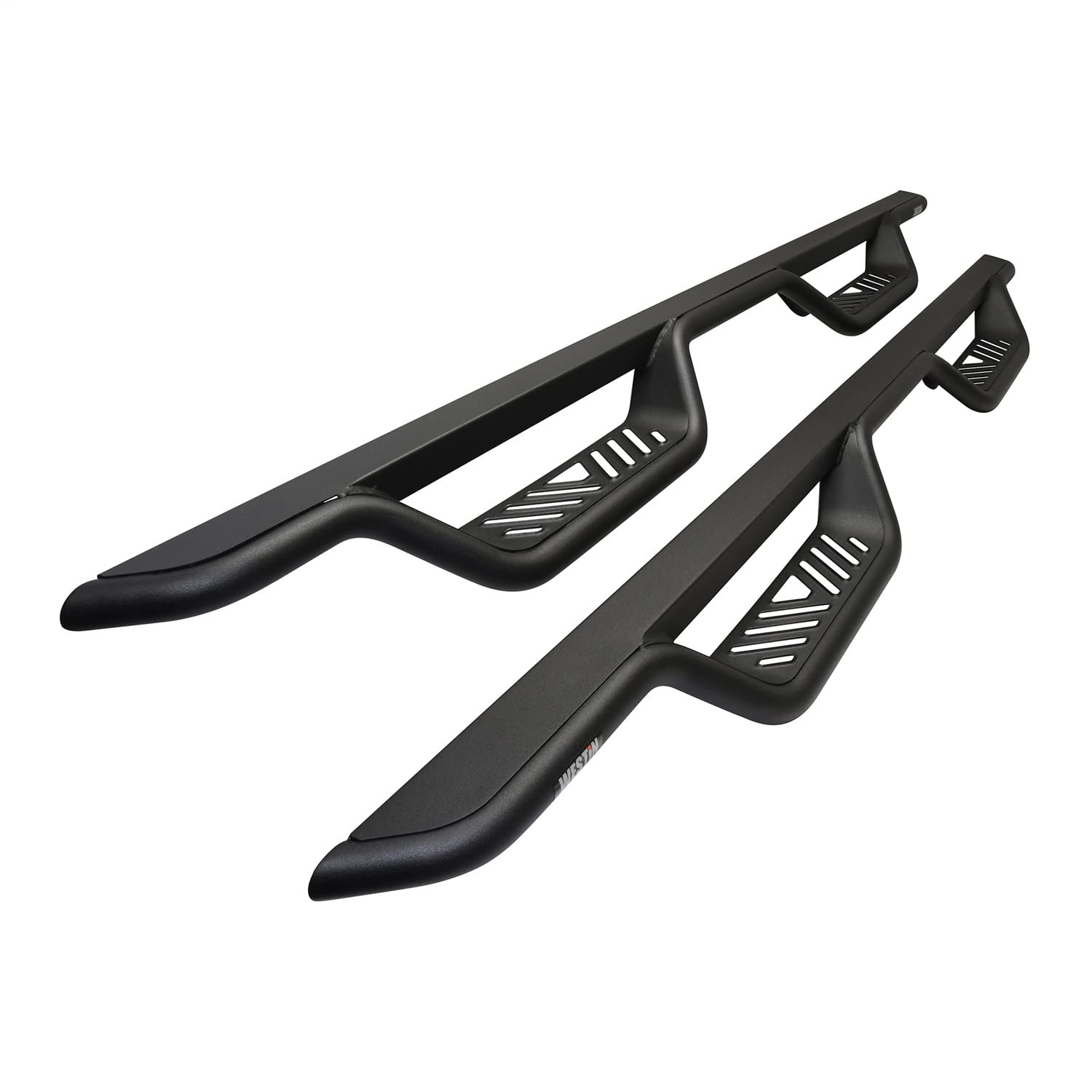 Westin 20-13725 Black Outlaw Drop Nerf Step Bars Fits 2014-2018 Silverado Sierra 1500 2015-2019 2500 3500 Crew Cab (Excl. Diesel) 1 Pair