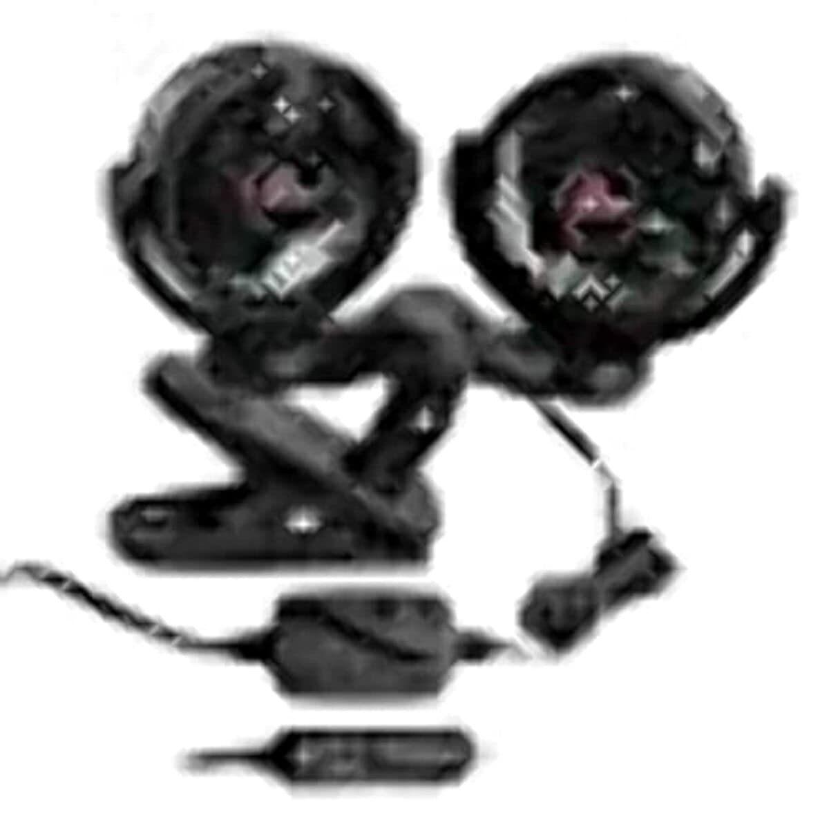Prime Products 12V Dual Head Clip-On Fan