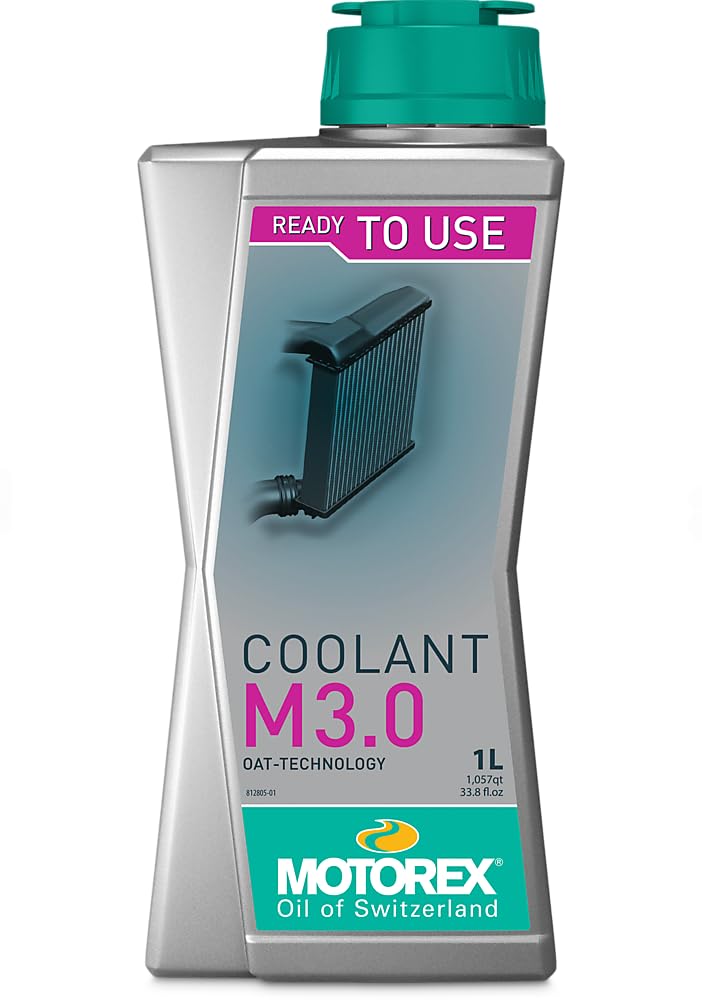 Motorex 198463 Ready To Use M3.0 Ethylene Glycol Coolant, 1 Liter