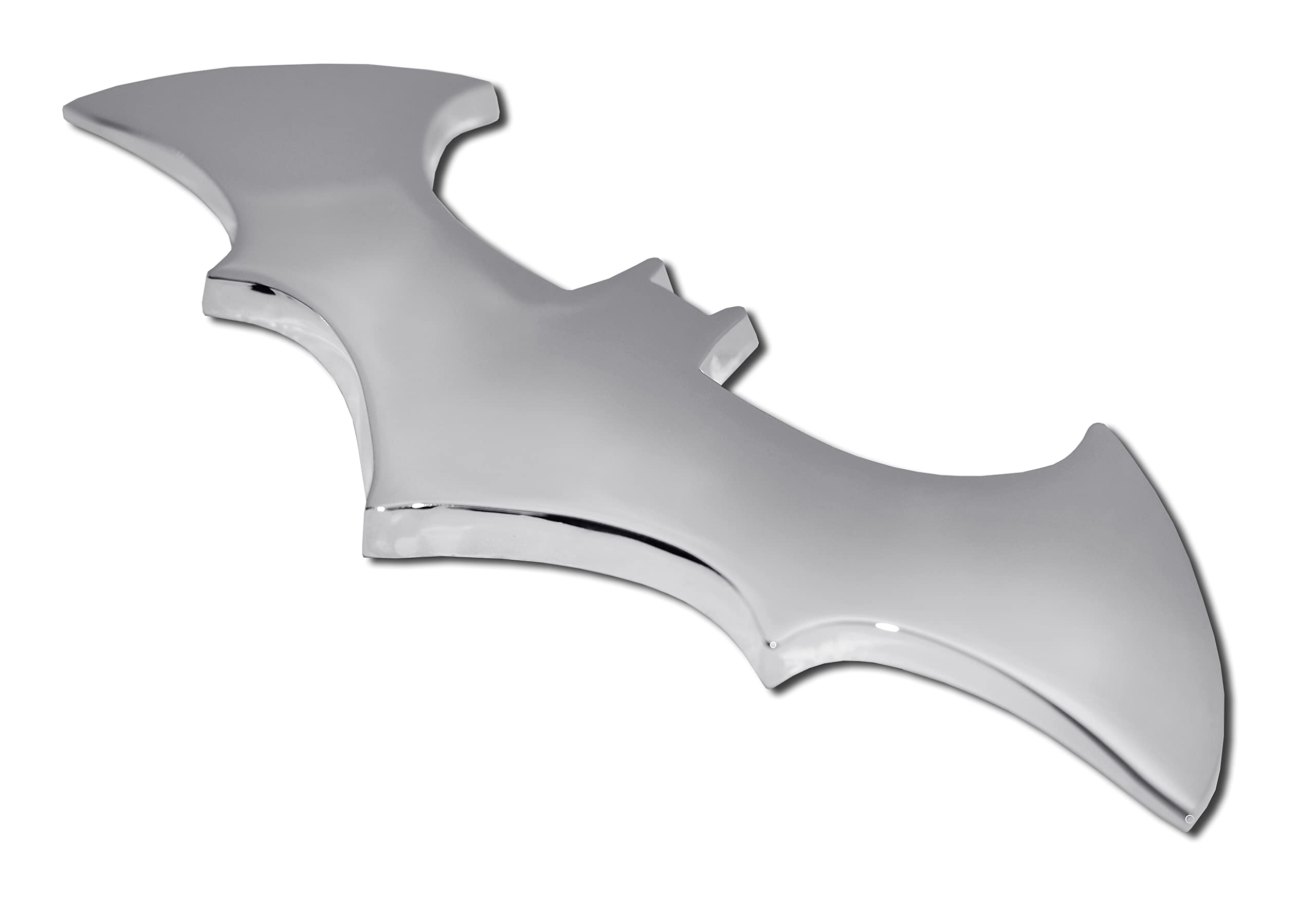 Elektroplate Officially Licensed Batman All Metal Chrome Emblem For Cars, Trucks, And All Auto | Universal Fit At 3.82'' X 2.5''