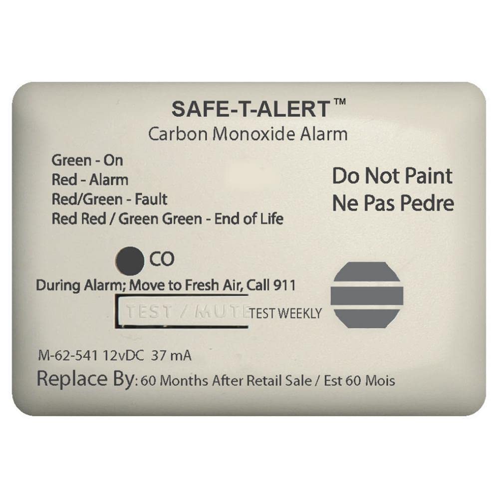 Mti Industries 62-541-Marine-Wt Detector Marine Co Alarm White