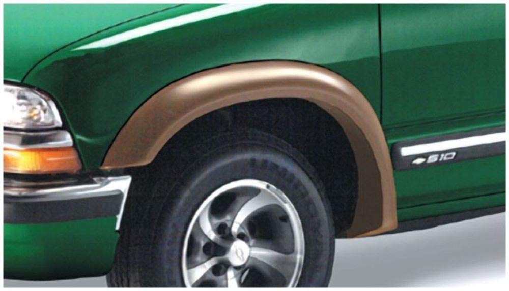 Bushwacker Extend-A-Fender Extended Front Fender Flares | 2-Piece Set, Black, Smooth Finish | 41023-11 | Fits 1994-2003 Chevrole