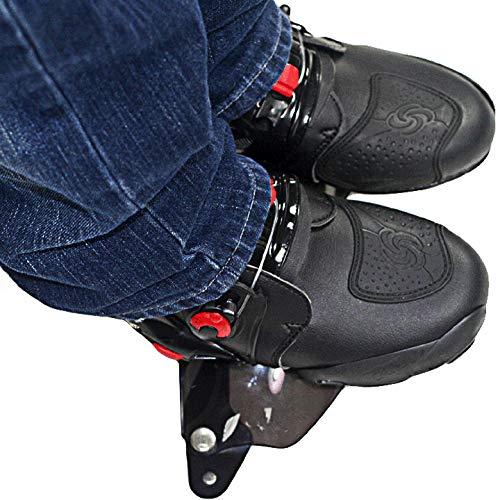 Pilot Style Flip Up Down Shield Visor Lens For 3-Snap Motorcycle Open Face Helmets (Light Smoke)