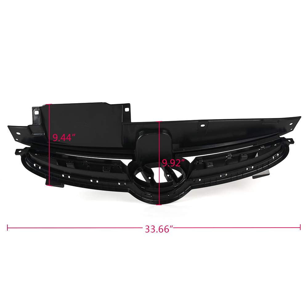 PIT66 Grille, Compatible with 2014-2016 Hyundai Elantra