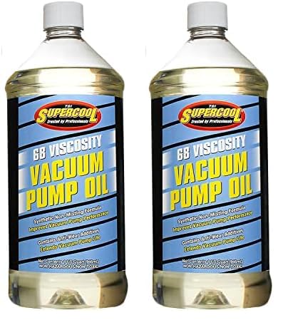 Tsi Supercool Vacuum Pump Oil, Synthetic, 32 Oz., Clear (V32) (Pack Of 2) WBCARB0CYN8JSMX