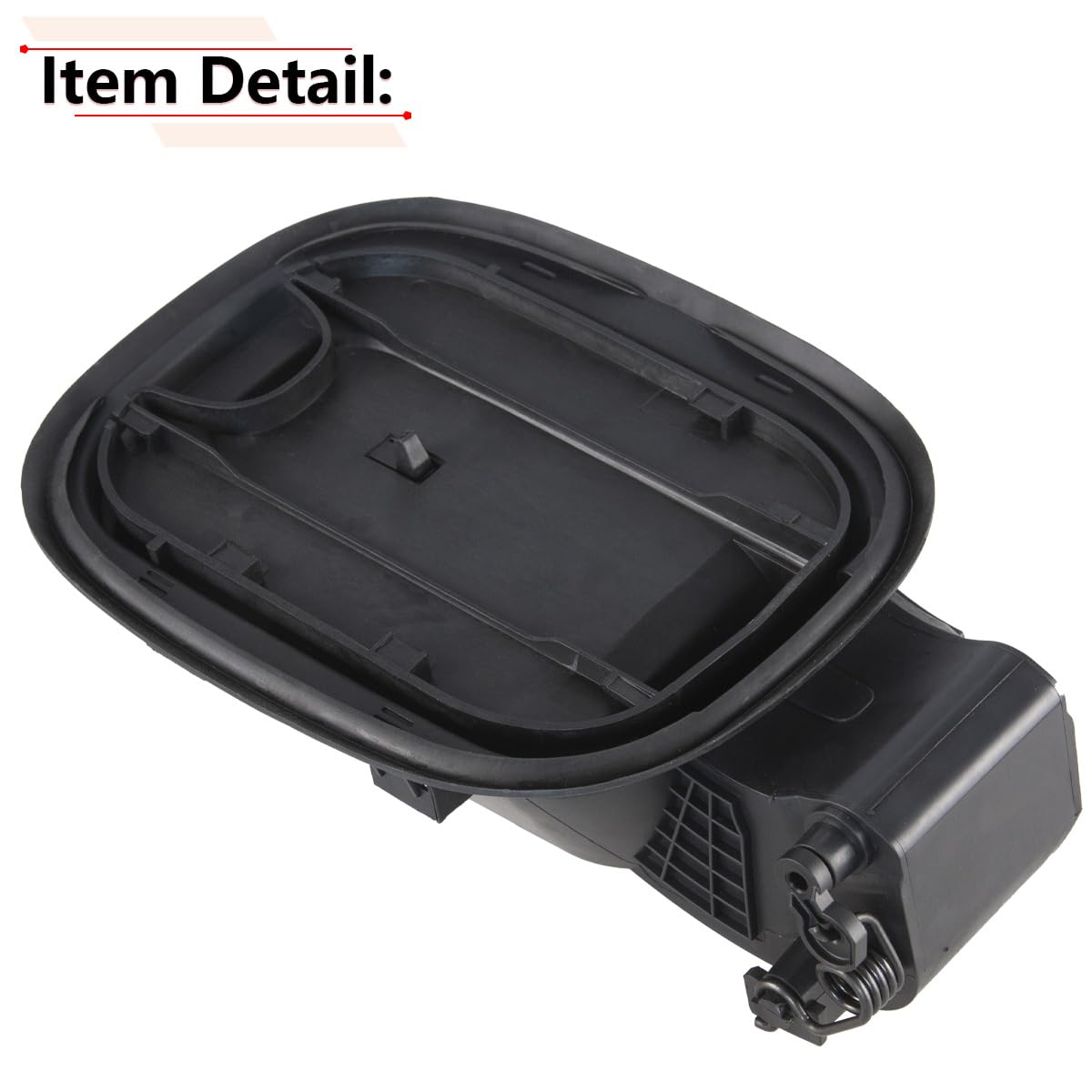 RLB-HILON Gas Fuel Door Tank Filler Pipe Housing Compatible with Chevy Silverado 1500 Crew Cab 5.8 ft Bed 2019 2020 2021 2022 20