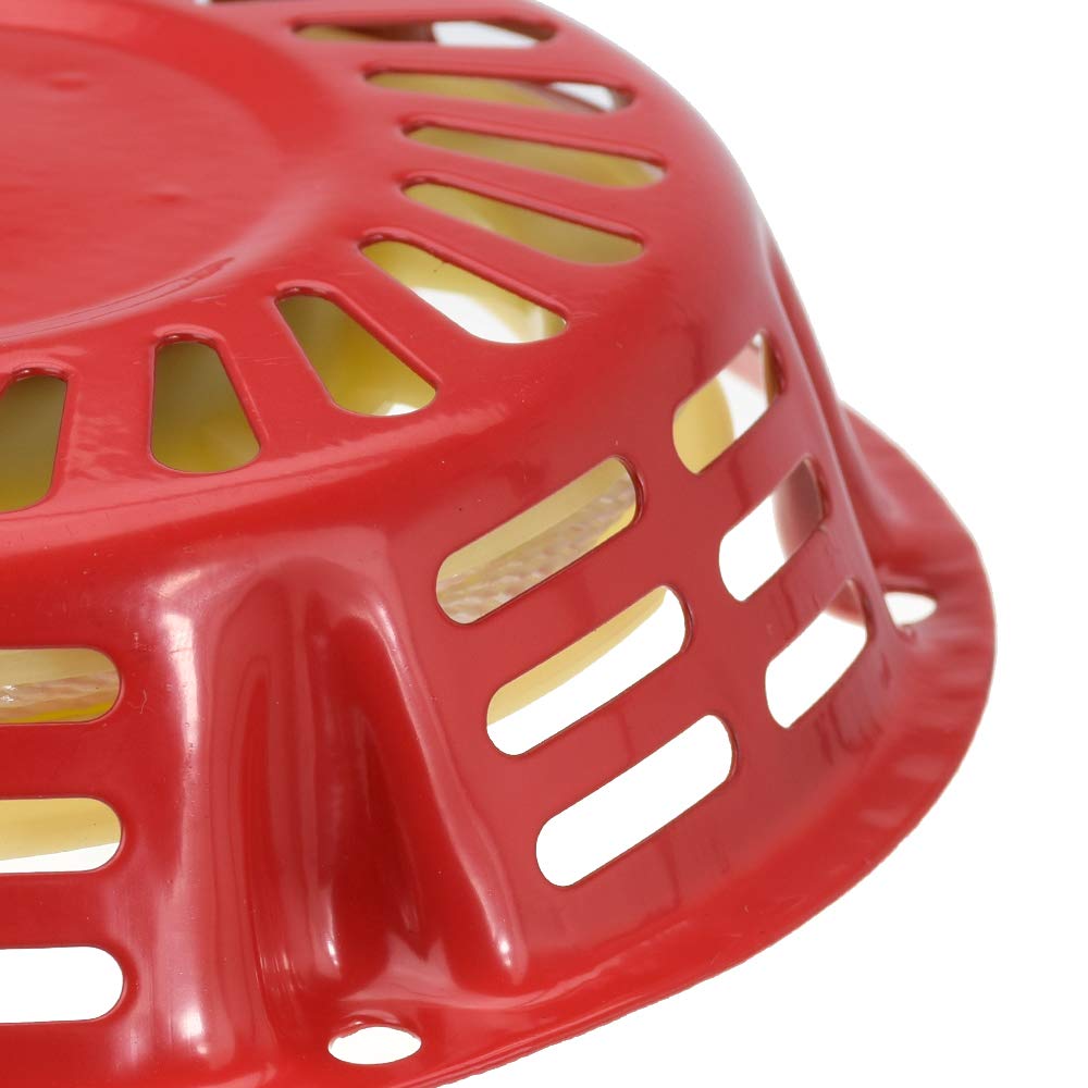 Hiaors Pull Recoil Starter For Predator 196Cc 212Cc Harbor Freight 5.5Hp 5.5Hp Coleman Ct200U Ct200U-Ex Bt200X Kt196 Baja Warrior Heat Mb200 Mb165 Massimo Mini Bike Hammerhead Go Kart Cart Red Parts