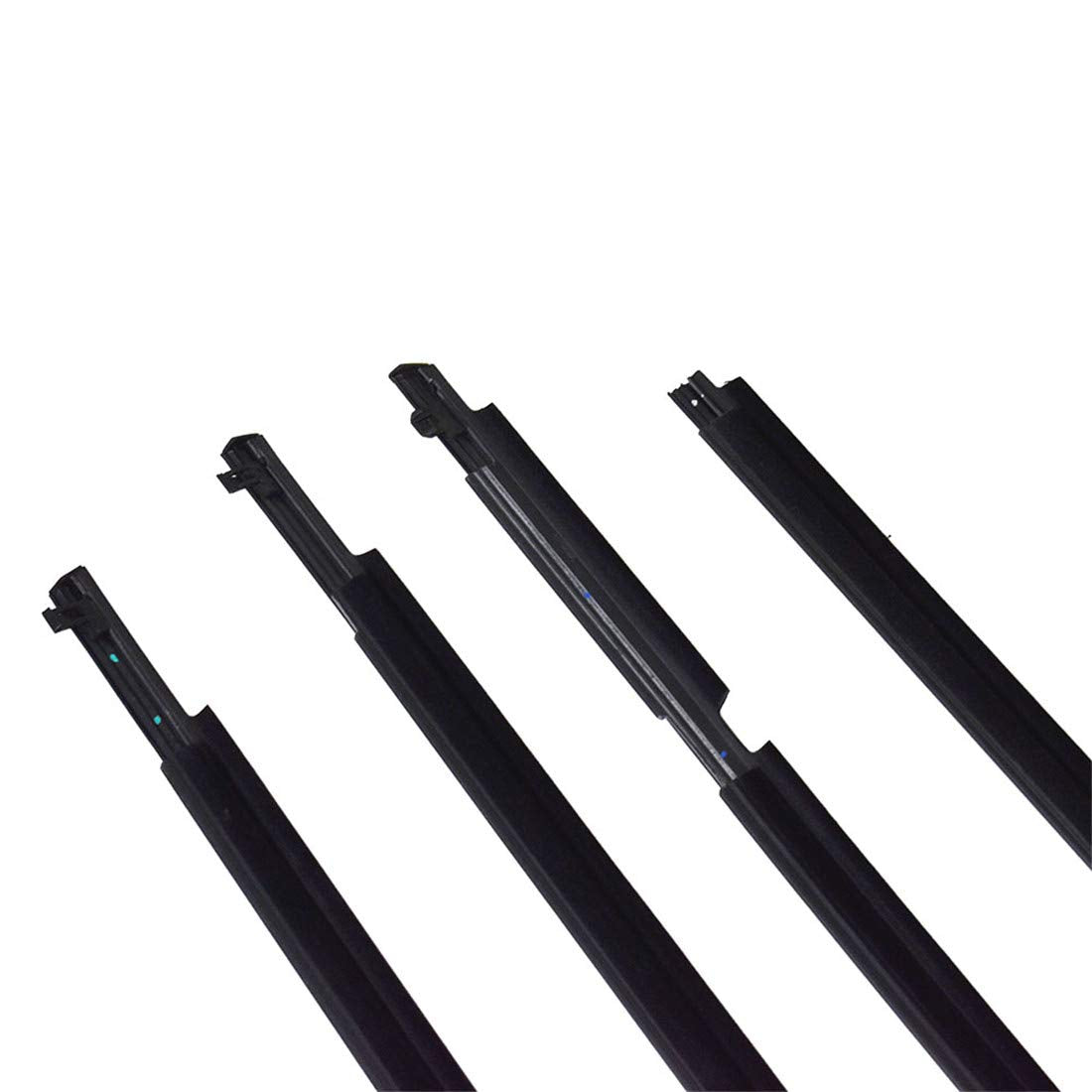 4Pcs Car Weather Strip Window Moulding Trim Seal Belt Replacement For Toyota Rav4 2009-2012