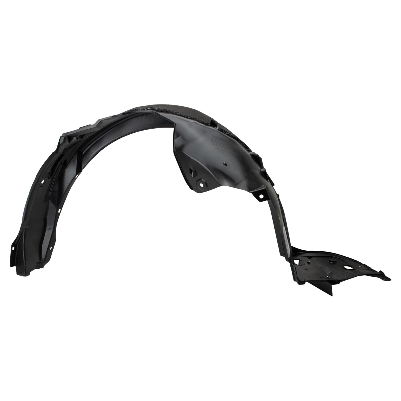 Trq Front Inner Fender Liner Set Compatible With 2016-2017 Honda Accord Ho1248157 Ho1249157